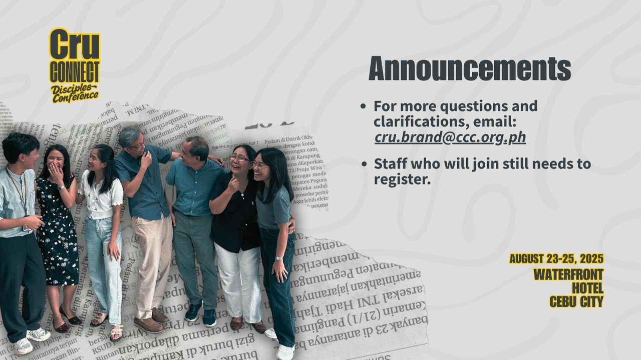 ANNOUNCEMENTS